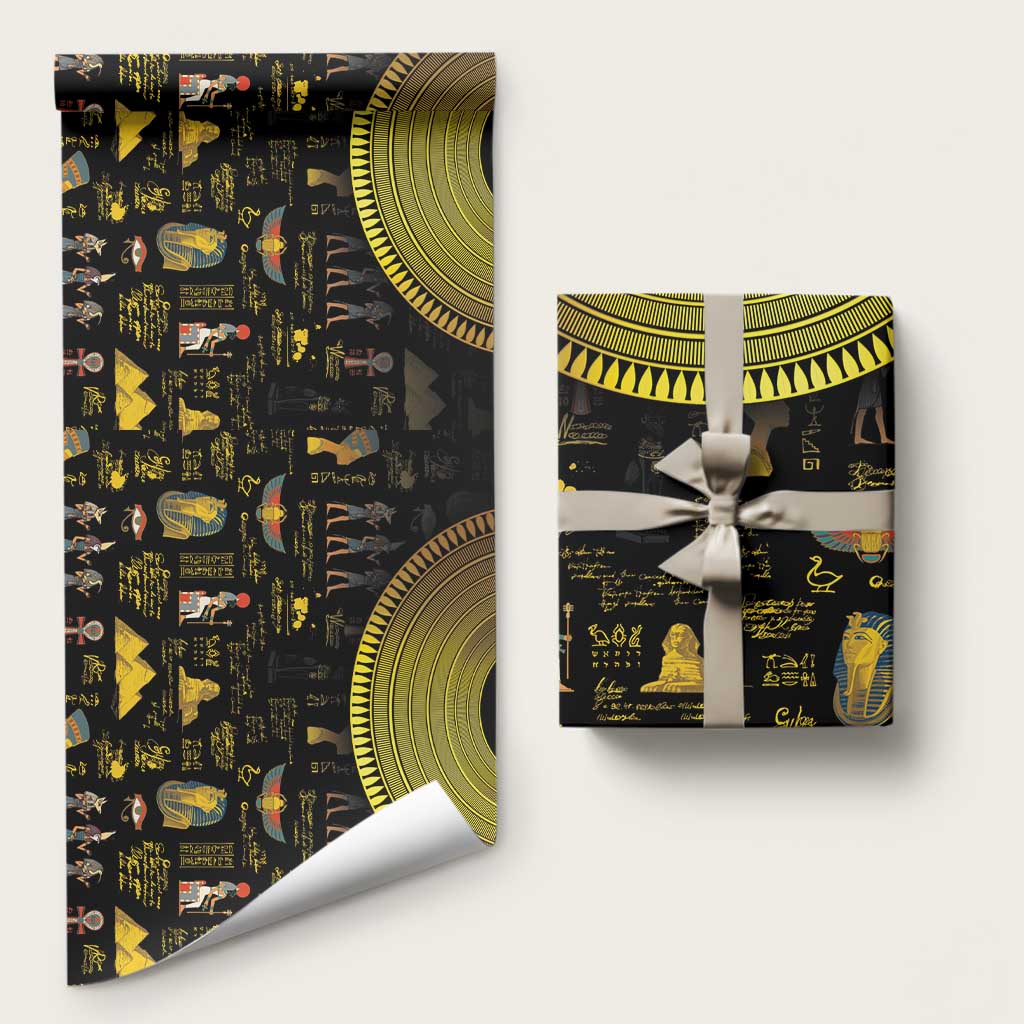Ancient Egypt and Hieroglyphs Wrapping Paper - Wonder Print Shop