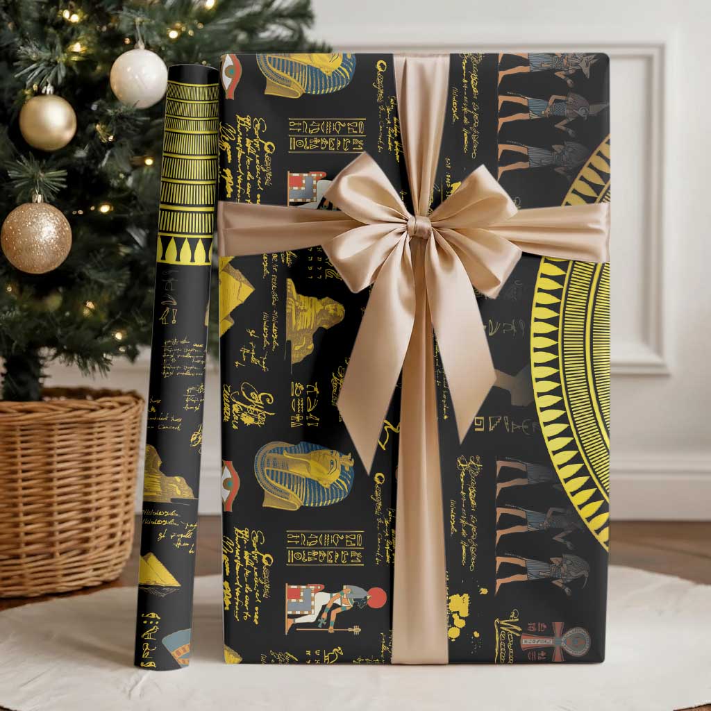 Ancient Egypt and Hieroglyphs Wrapping Paper - Wonder Print Shop