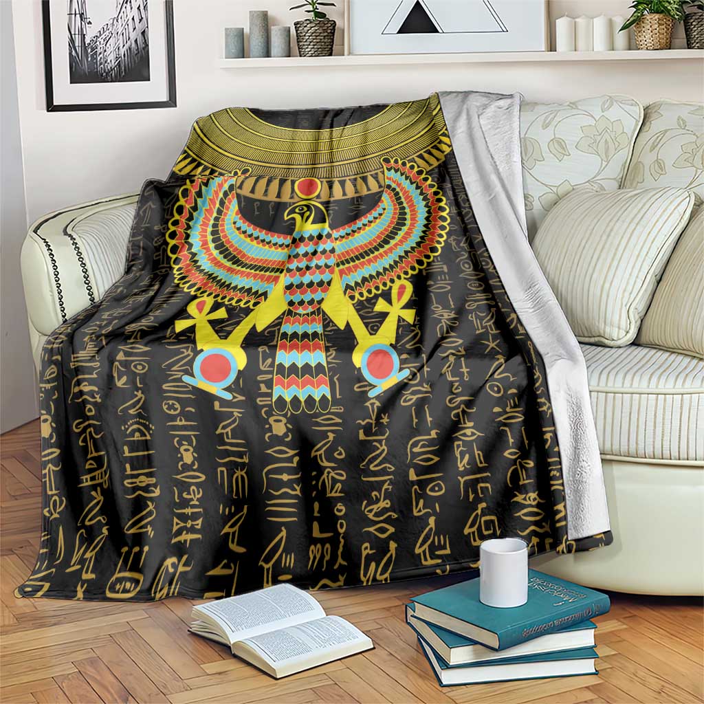 Ancient Egyptian Blanket Symbol of Horus The Falcon God