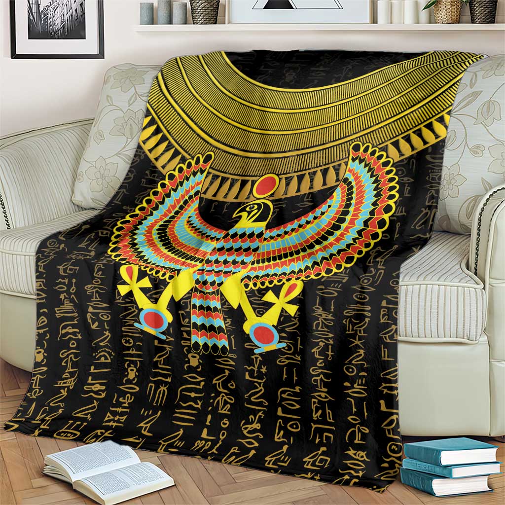 Ancient Egyptian Blanket Symbol of Horus The Falcon God