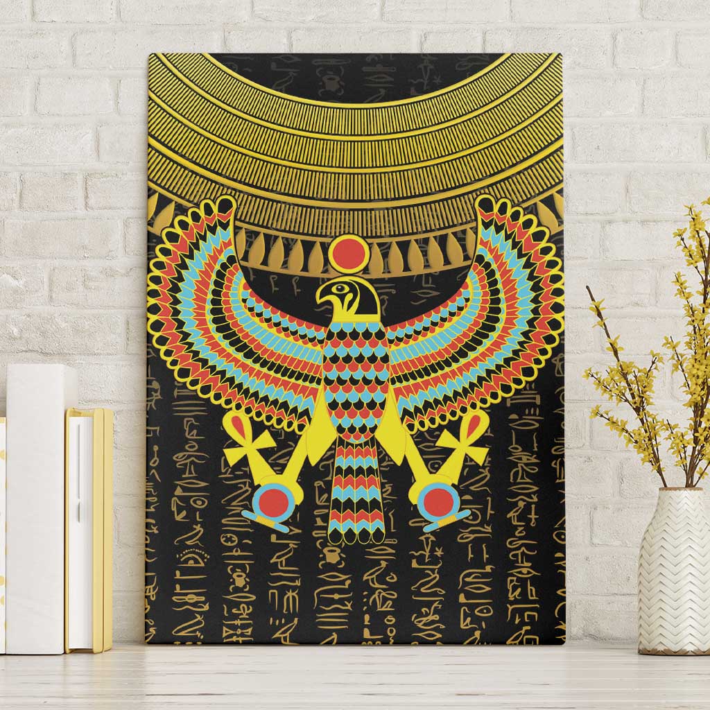 Ancient Egyptian Canvas Wall Art Symbol of Horus The Falcon God LT9 - Wonder Print Shop