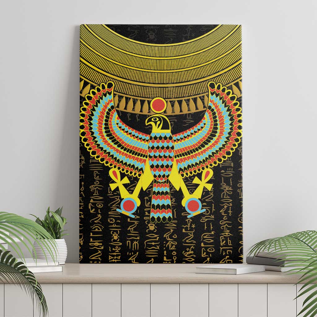 Ancient Egyptian Canvas Wall Art Symbol of Horus The Falcon God LT9 - Wonder Print Shop