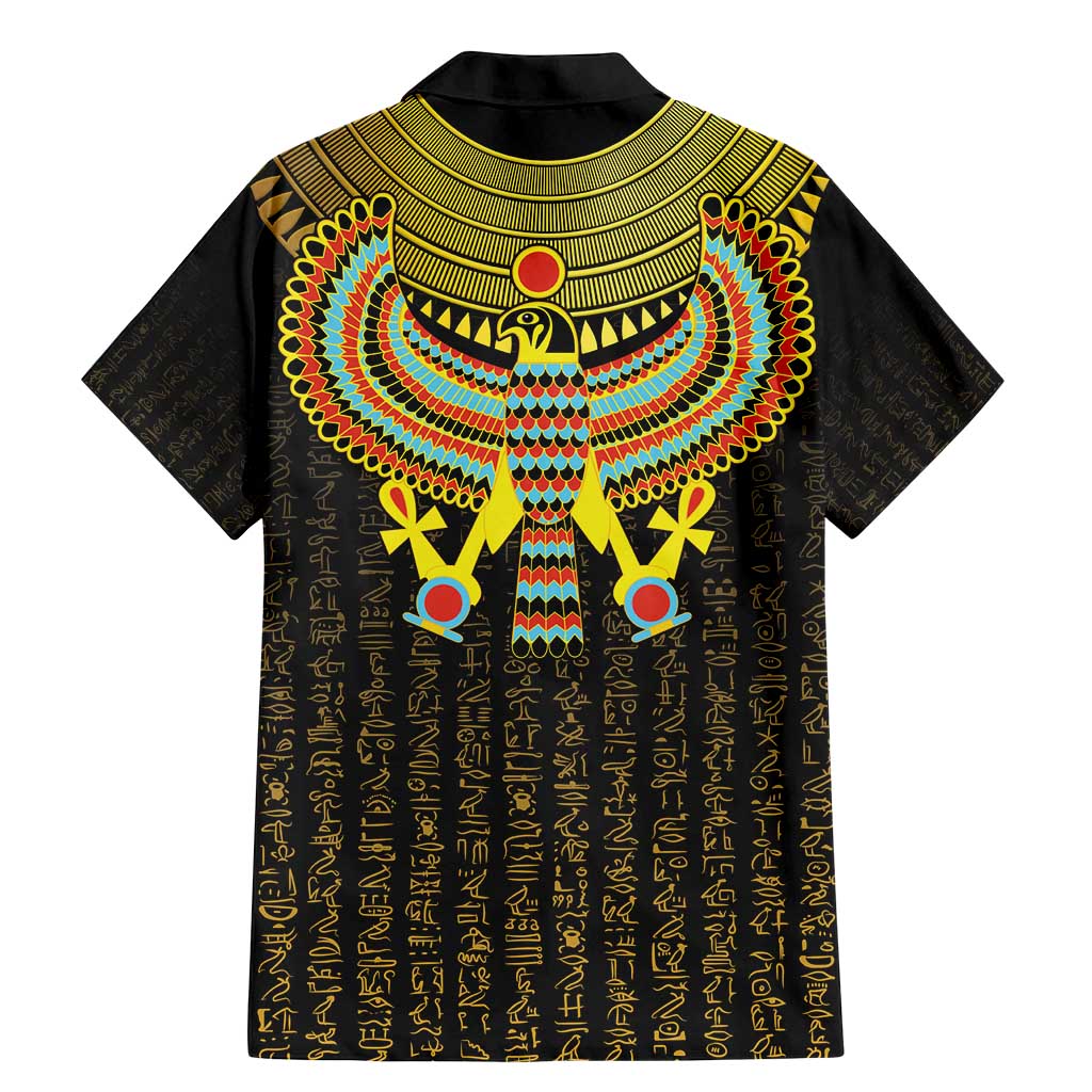 Ancient Egyptian Family Matching Mermaid Dress and Hawaiian Shirt Symbol of Horus The Falcon God LT9 - Wonder Print Shop