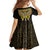 Ancient Egyptian Family Matching Summer Maxi Dress and Hawaiian Shirt Symbol of Horus The Falcon God - Wonder Print Shop