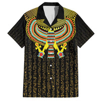 Ancient Egyptian Family Matching Tank Maxi Dress and Hawaiian Shirt Symbol of Horus The Falcon God - Wonder Print Shop
