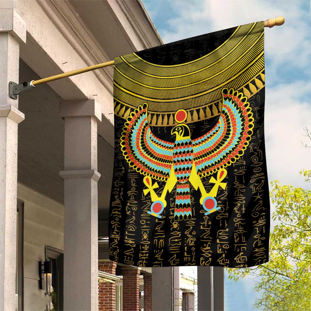 Ancient Egyptian Garden Flag Symbol of Horus The Falcon God - Wonder Print Shop