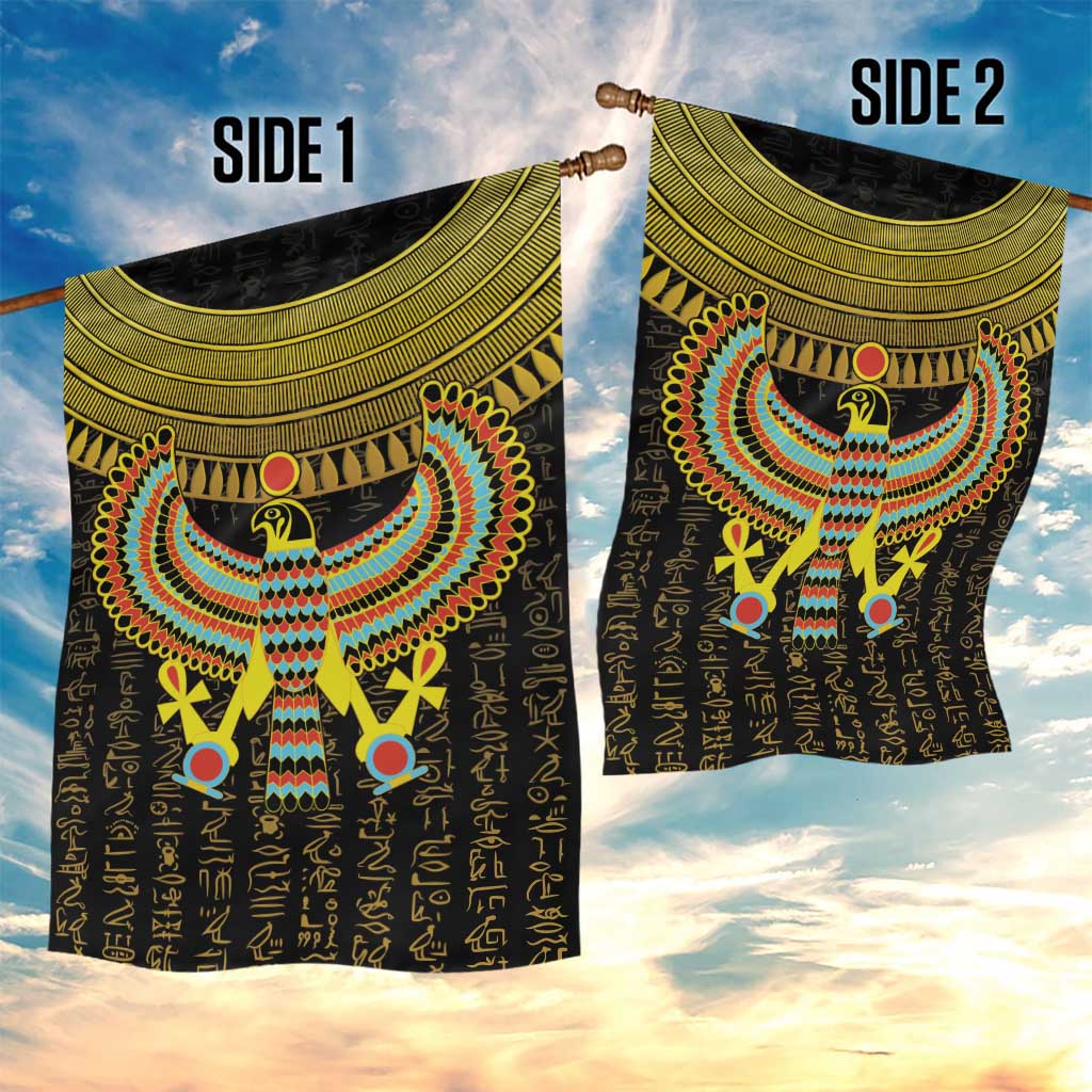 Ancient Egyptian Garden Flag Symbol of Horus The Falcon God - Wonder Print Shop