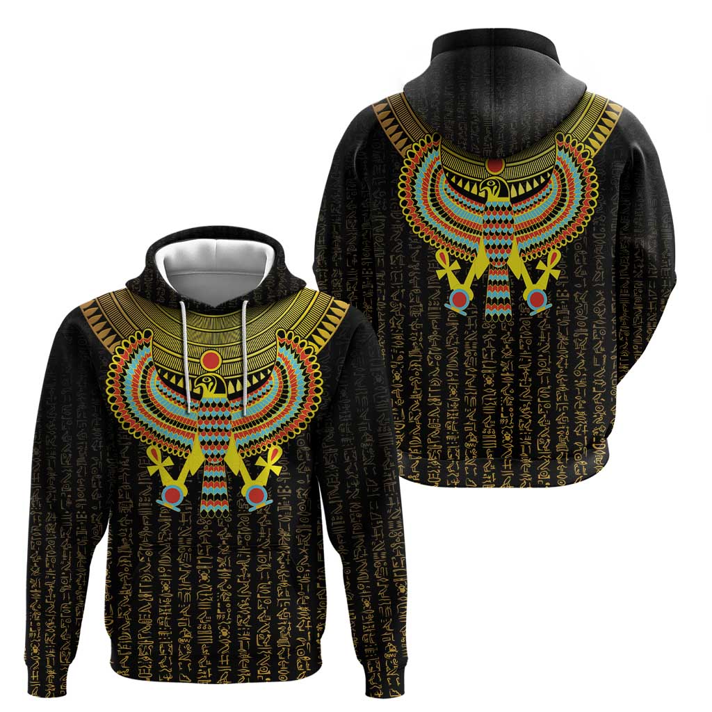Ancient Egyptian Hoodie Symbol of Horus The Falcon God - Wonder Print Shop