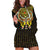 Ancient Egyptian Hoodie Dress Symbol of Horus The Falcon God - Wonder Print Shop