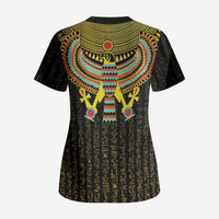 Ancient Egyptian Scrub Top Symbol of Horus The Falcon God