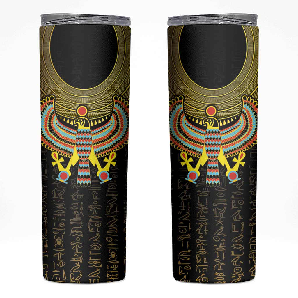 Ancient Egyptian Skinny Tumbler Symbol of Horus The Falcon God - Wonder Print Shop