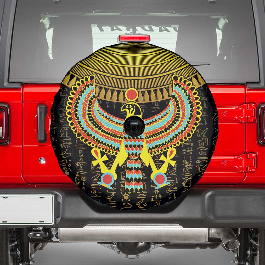 Ancient Egyptian Spare Tire Cover Symbol of Horus The Falcon God - Wonder Print Shop