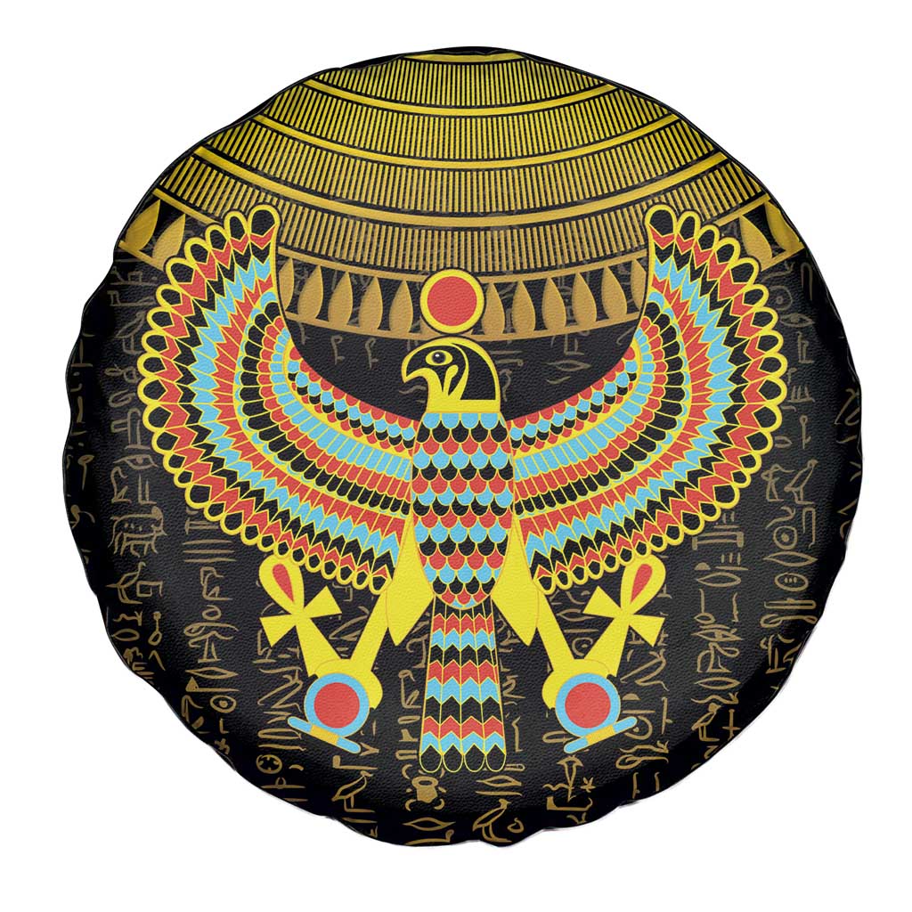 Ancient Egyptian Spare Tire Cover Symbol of Horus The Falcon God - Wonder Print Shop