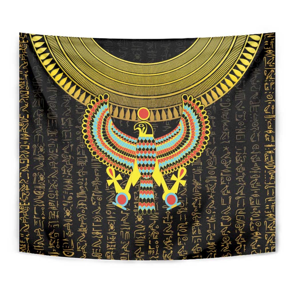 Ancient Egyptian Tapestry Symbol of Horus The Falcon God - Wonder Print Shop
