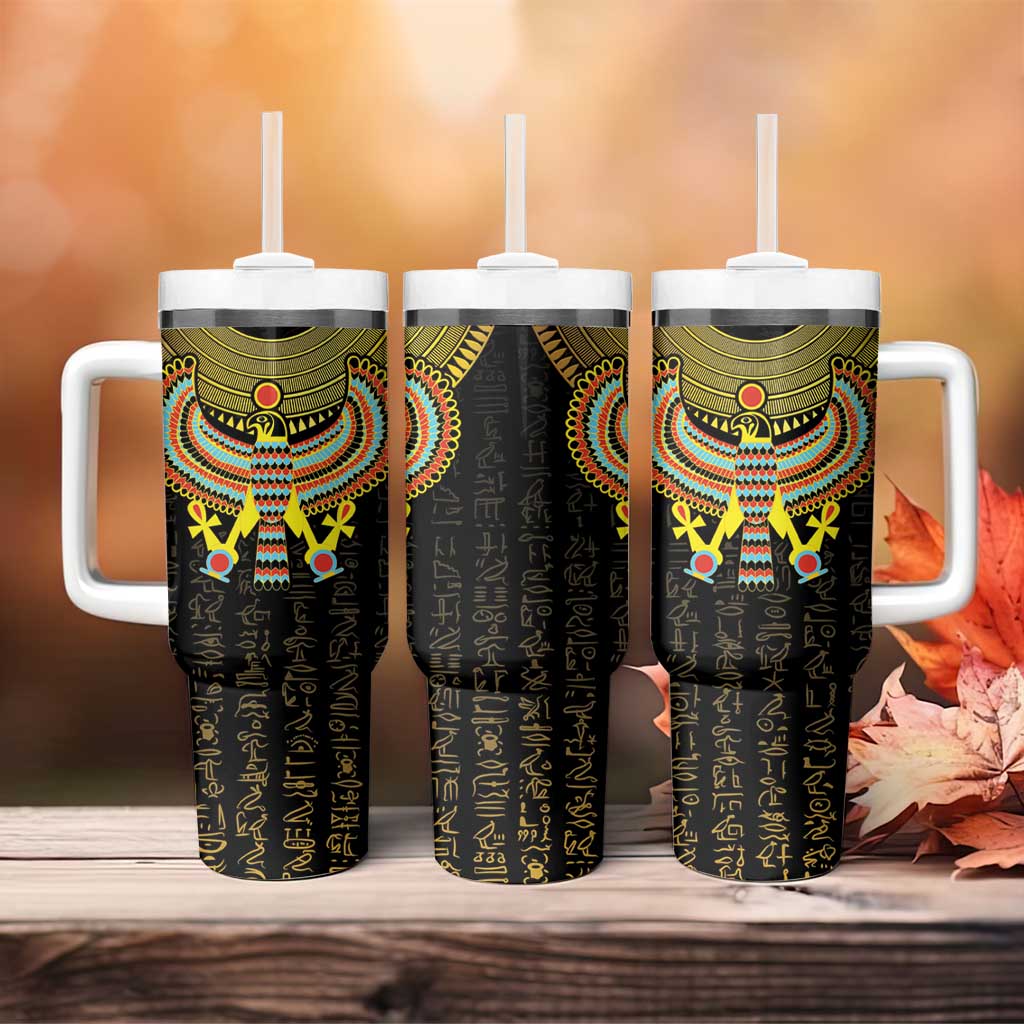 Ancient Egyptian Tumbler With Handle Symbol of Horus The Falcon God - Wonder Print Shop