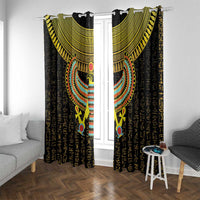 Ancient Egyptian Window Curtain Symbol of Horus The Falcon God - Wonder Print Shop
