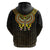 Ancient Egyptian Zip Hoodie Symbol of Horus The Falcon God - Wonder Print Shop