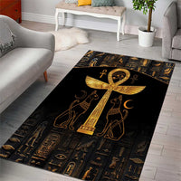 Ankh with Eye of Horus Area Rug Ancient Egypt Culture LT9 - Wonder Print Shop