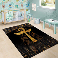 Ankh with Eye of Horus Area Rug Ancient Egypt Culture LT9 - Wonder Print Shop