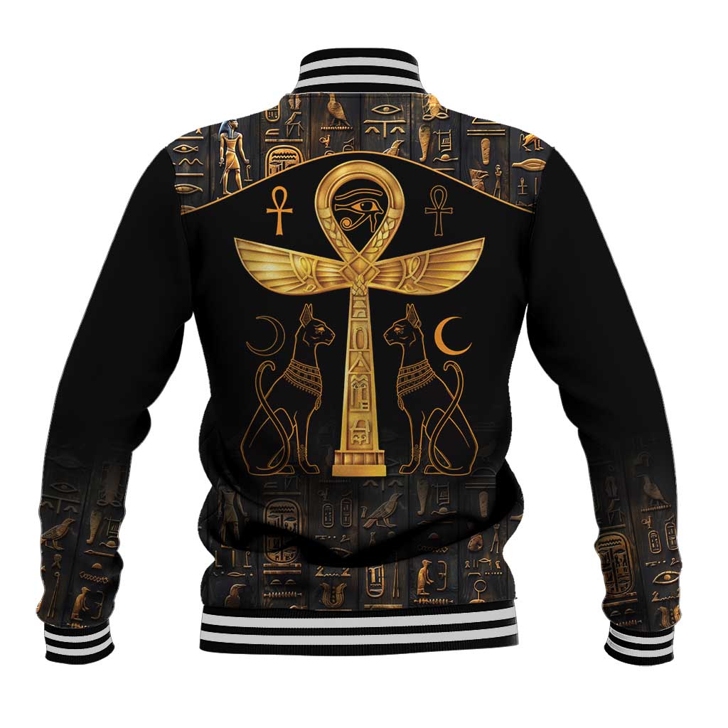 Ankh with Eye of Horus Baseball Jacket Ancient Egypt Culture LT9 - Wonder Print Shop