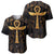 Ankh with Eye of Horus Baseball Jersey Ancient Egypt Culture LT9 - Wonder Print Shop