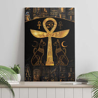Ankh with Eye of Horus Canvas Wall Art Ancient Egypt Culture LT9 - Wonder Print Shop