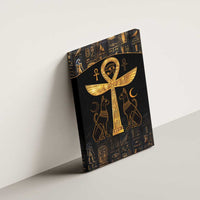 Ankh with Eye of Horus Canvas Wall Art Ancient Egypt Culture LT9 - Wonder Print Shop