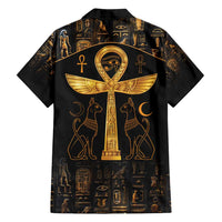 Ankh with Eye of Horus Family Matching Puletasi and Hawaiian Shirt Ancient Egypt Culture - Wonder Print Shop