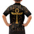 Ankh with Eye of Horus Family Matching Summer Maxi Dress and Hawaiian Shirt Ancient Egypt Culture - Wonder Print Shop
