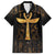 Ankh with Eye of Horus Family Matching Summer Maxi Dress and Hawaiian Shirt Ancient Egypt Culture - Wonder Print Shop