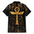Ankh with Eye of Horus Family Matching Summer Maxi Dress and Hawaiian Shirt Ancient Egypt Culture - Wonder Print Shop