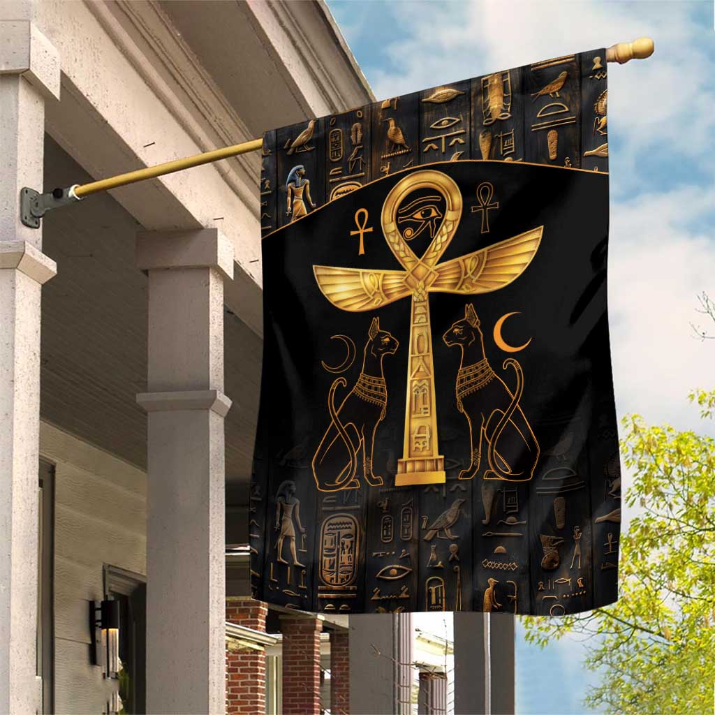 Ankh with Eye of Horus Garden Flag Ancient Egypt Culture - Wonder Print Shop