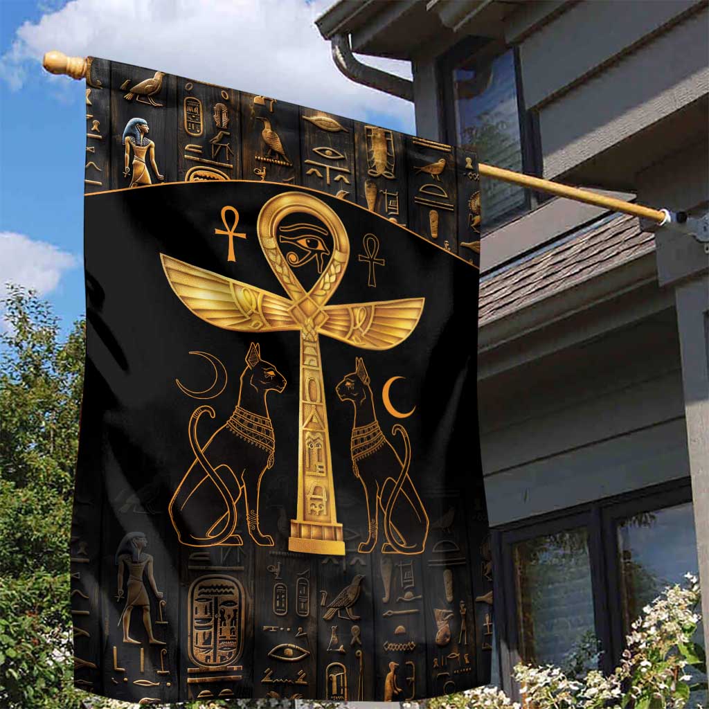 Ankh with Eye of Horus Garden Flag Ancient Egypt Culture - Wonder Print Shop