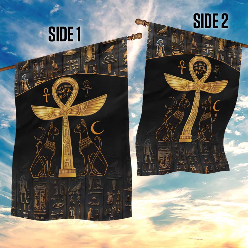 Ankh with Eye of Horus Garden Flag Ancient Egypt Culture - Wonder Print Shop