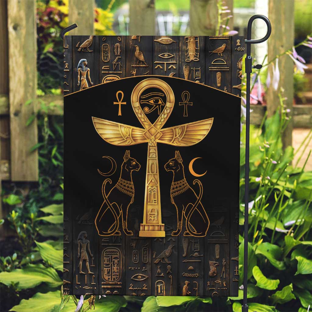 Ankh with Eye of Horus Garden Flag Ancient Egypt Culture - Wonder Print Shop