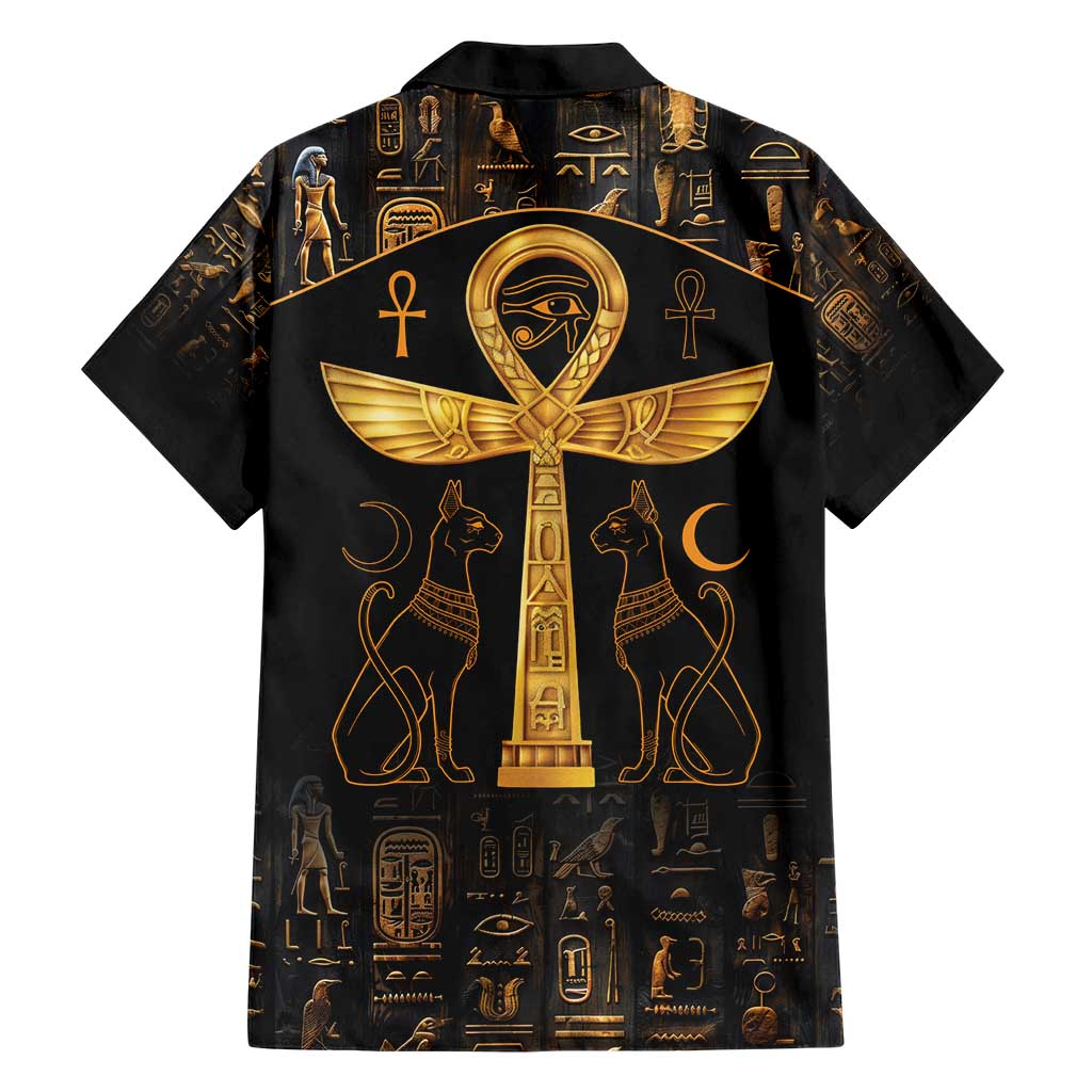 Ankh with Eye of Horus Hawaiian Shirt Ancient Egypt Culture - Wonder Print Shop