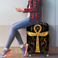 Ankh with Eye of Horus Luggage Cover Ancient Egypt Culture - Wonder Print Shop