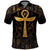 Ankh with Eye of Horus Polo Shirt Ancient Egypt Culture - Wonder Print Shop