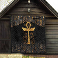 Ankh with Eye of Horus Quilt Ancient Egypt Culture - Wonder Print Shop