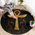 Ankh with Eye of Horus Round Carpet Ancient Egypt Culture
