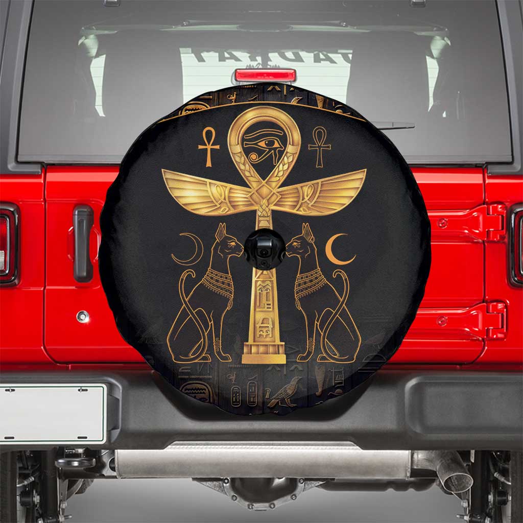 Ankh with Eye of Horus Spare Tire Cover Ancient Egypt Culture - Wonder Print Shop