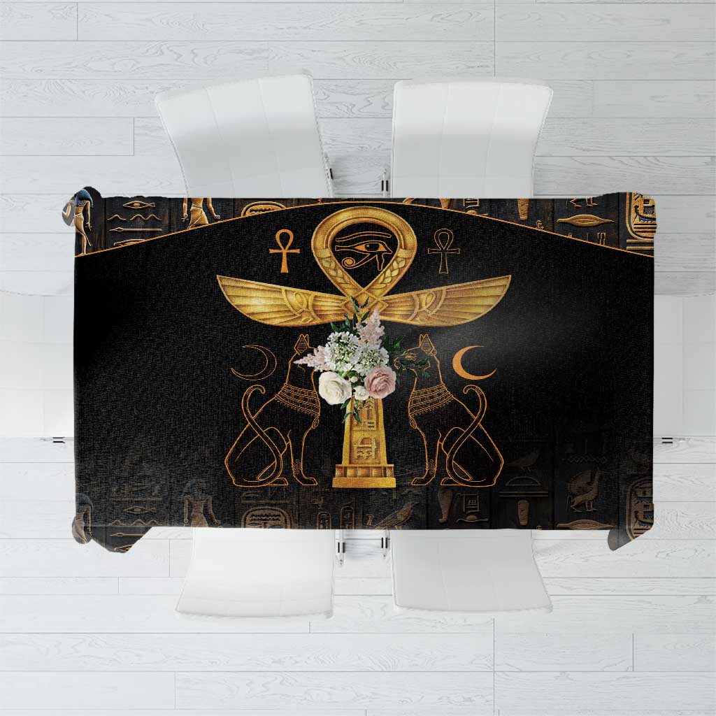 Ankh with Eye of Horus Tablecloth Ancient Egypt Culture - Wonder Print Shop