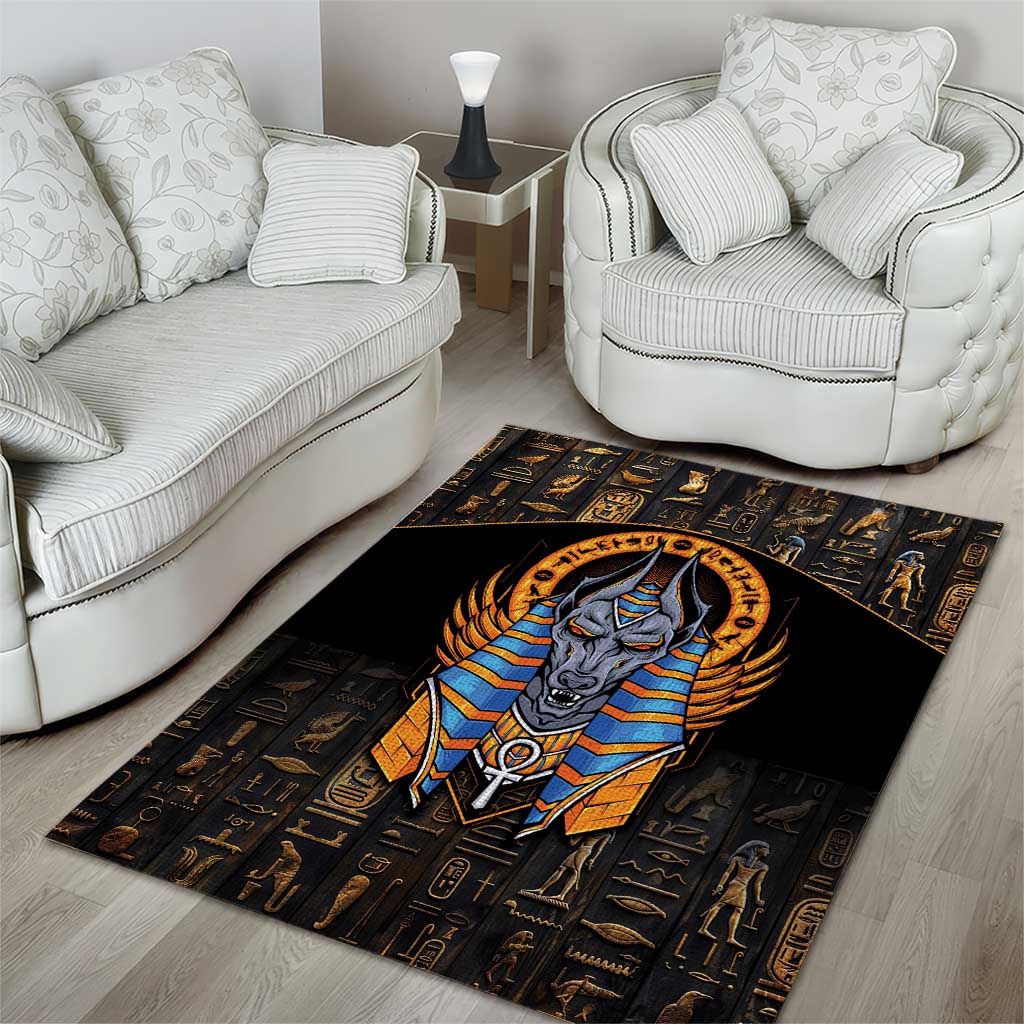 Egyptian Anubis Area Rug Ancient Egypt Culture LT9 - Wonder Print Shop