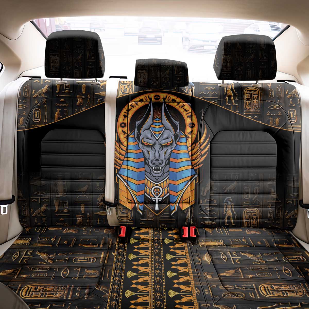 Egyptian Anubis Back Car Seat Cover Ancient Egypt Culture LT9 - Wonder Print Shop