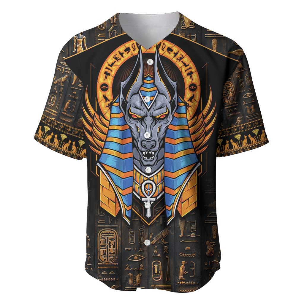 Egyptian Anubis Baseball Jersey Ancient Egypt Culture LT9 - Wonder Print Shop