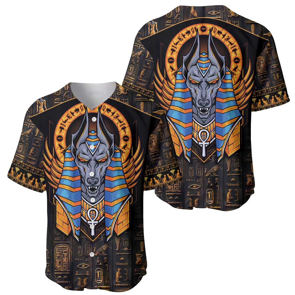 Egyptian Anubis Baseball Jersey Ancient Egypt Culture LT9 - Wonder Print Shop