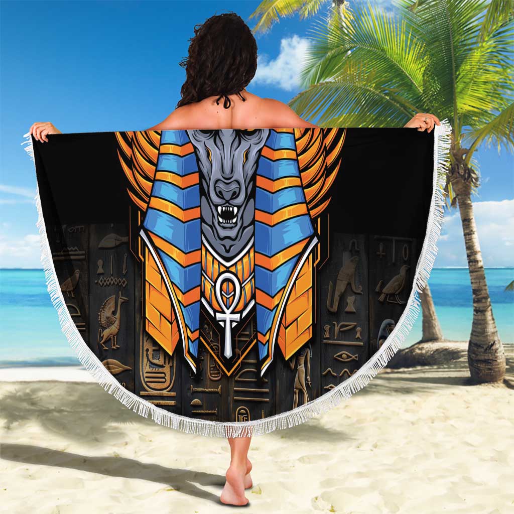 Egyptian Anubis Beach Blanket Ancient Egypt Culture LT9 - Wonder Print Shop