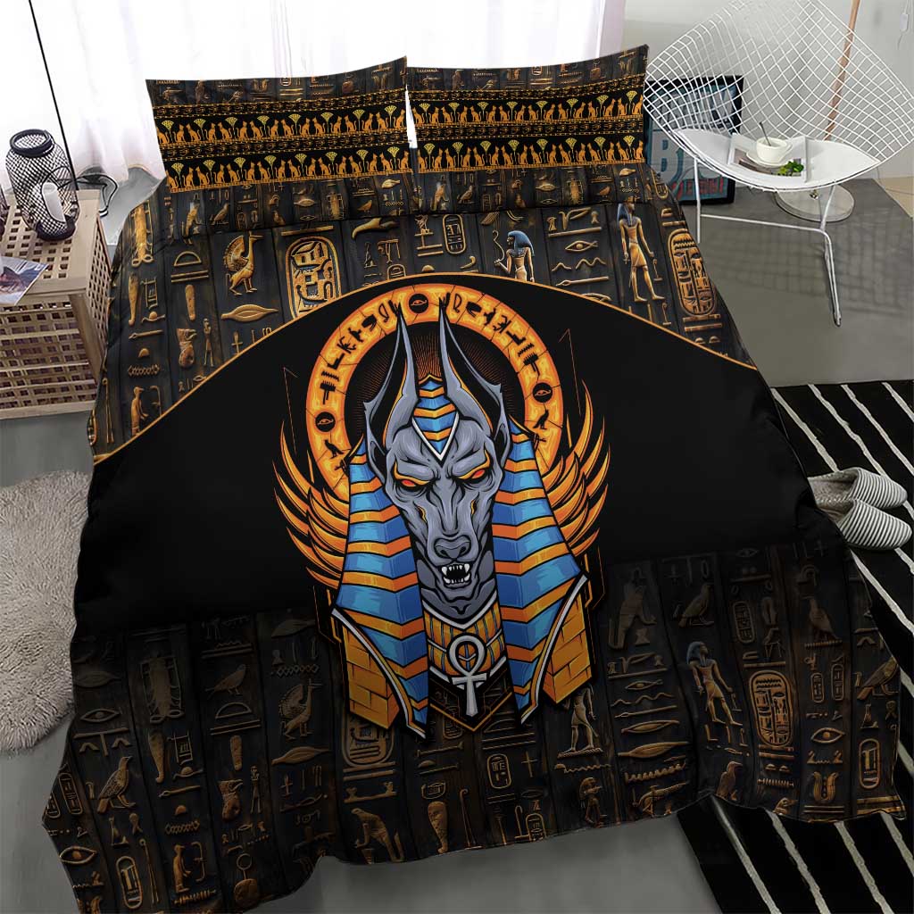Egyptian Anubis Bedding Set Ancient Egypt Culture LT9 - Wonder Print Shop