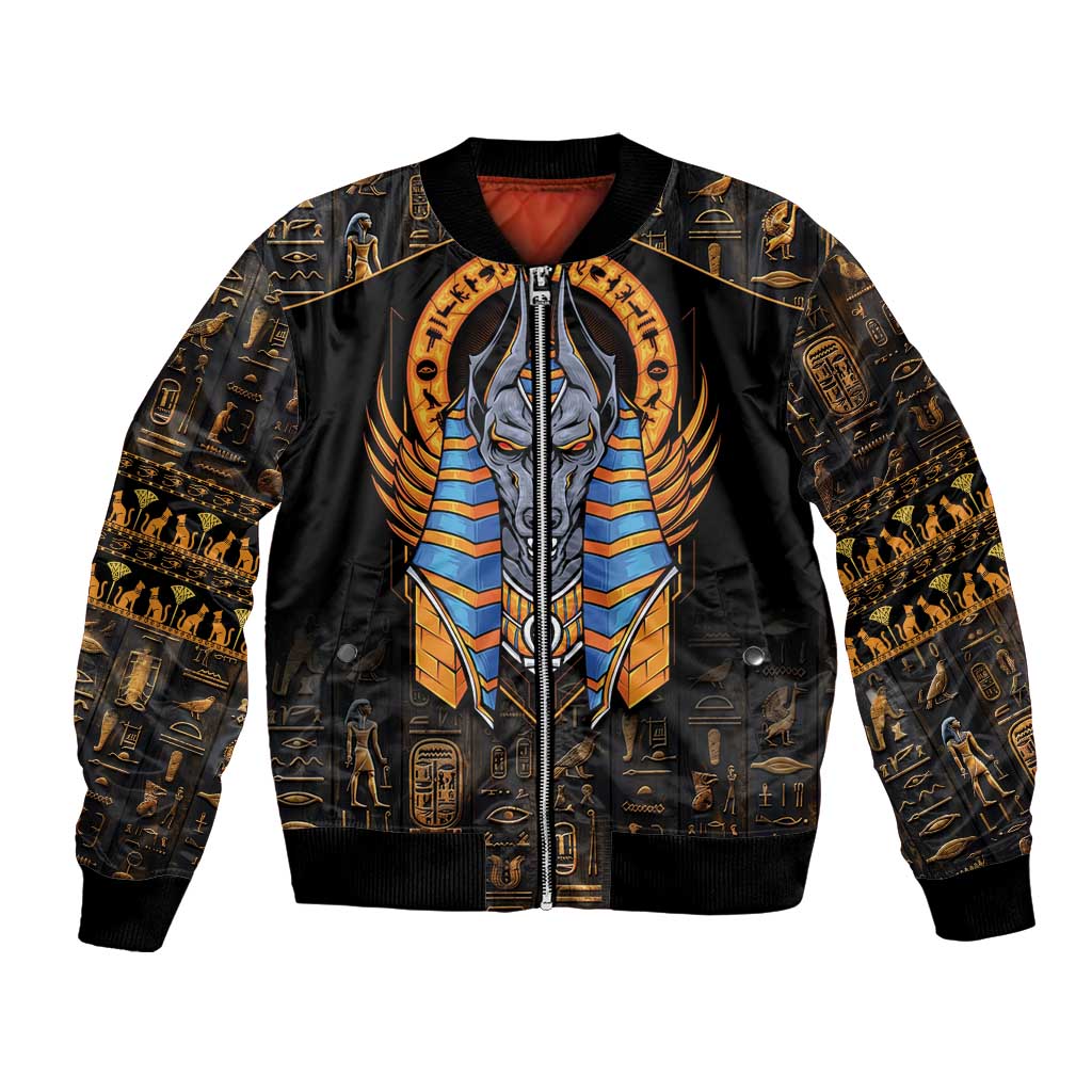 Egyptian Anubis Bomber Jacket Ancient Egypt Culture LT9 - Wonder Print Shop
