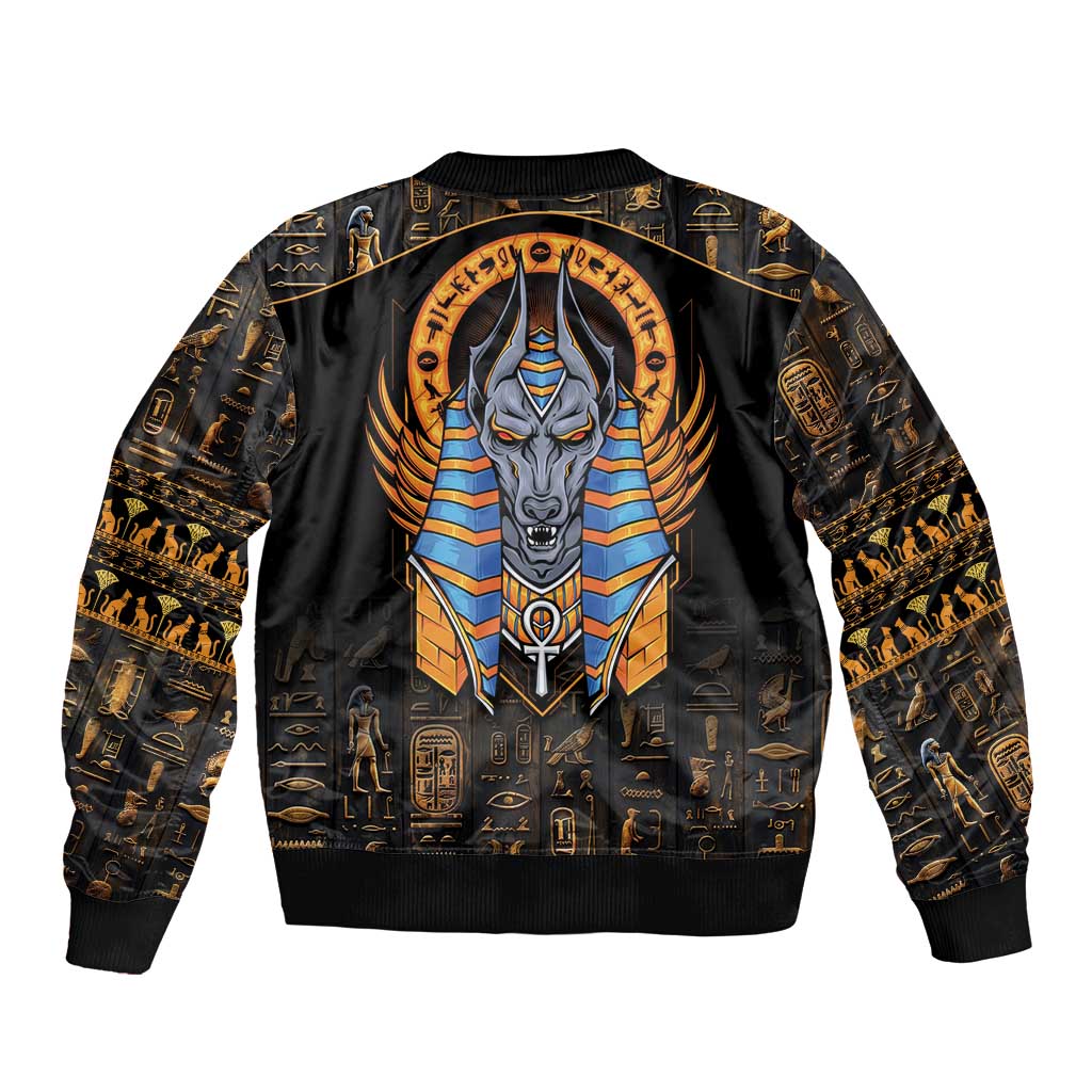 Egyptian Anubis Bomber Jacket Ancient Egypt Culture LT9 - Wonder Print Shop
